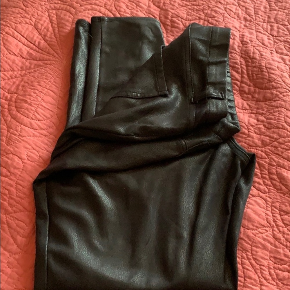 Faded Glory Faux Leather Leggings